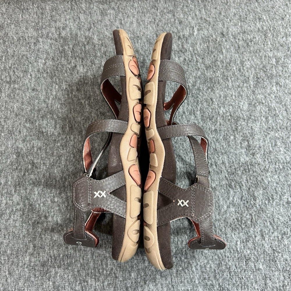 Merrell Sandspur Rose Outdoor Leather Sandal Cocoa Coral Women's Size 8 - Picture 6 of 10